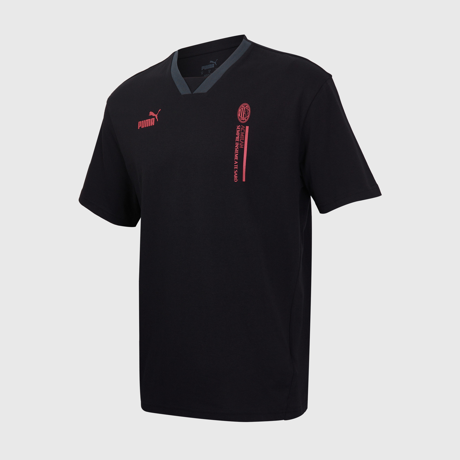 Футболка Puma Milan FtblCulture V Neck Tee 77232822