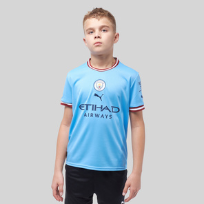 Футболка домашняя подростковая Puma Manchester City сезон 2022/23