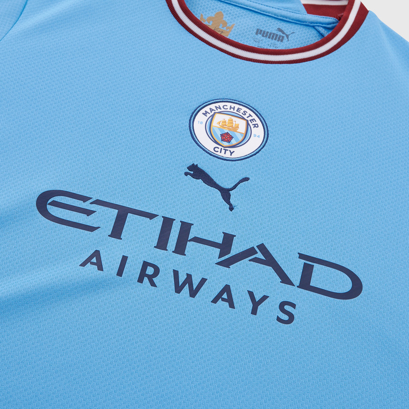 Футболка домашняя подростковая Puma Manchester City сезон 2022/23