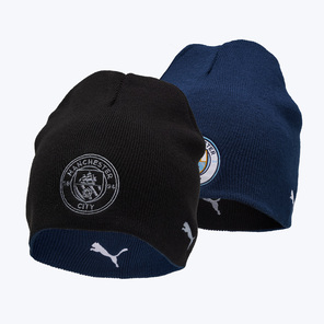 Шапка двусторонняя Puma Manchester City Beanie 02650402