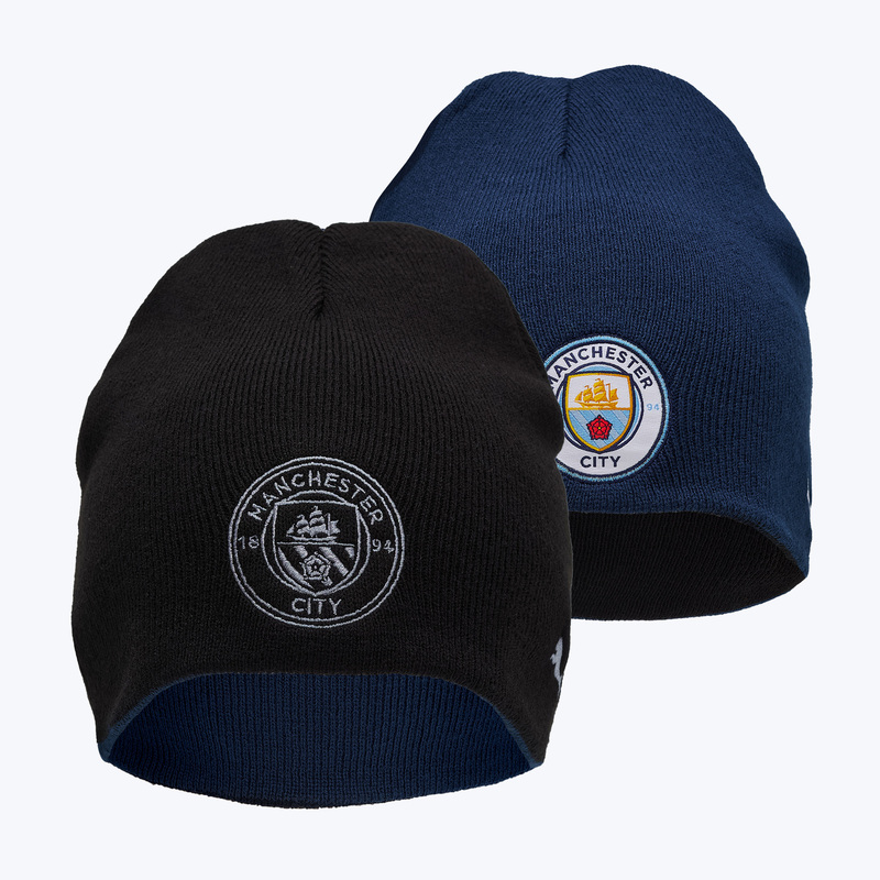 Шапка двусторонняя Puma Manchester City Beanie 02650402
