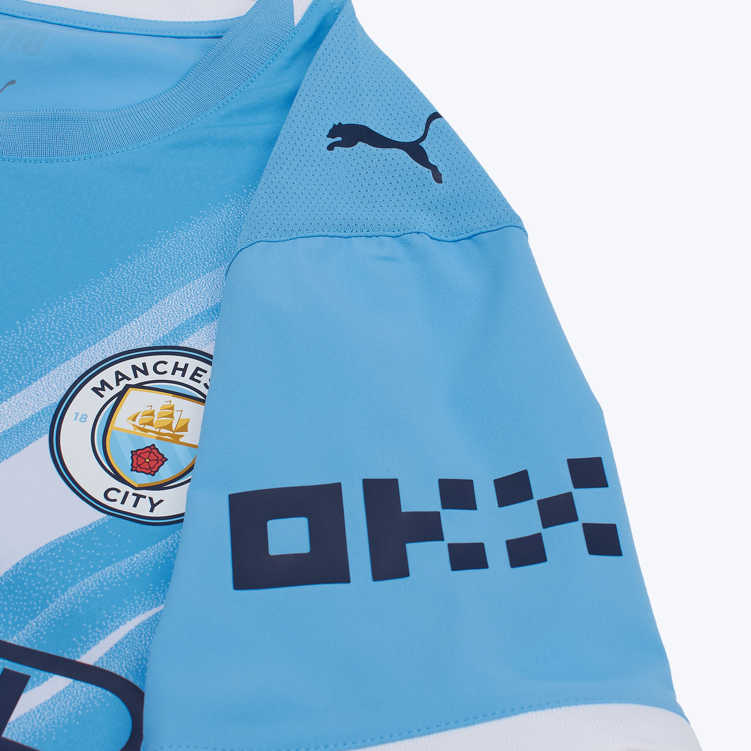 Оригинальная домашняя футболка Puma Manchester City сезон 2025/26
