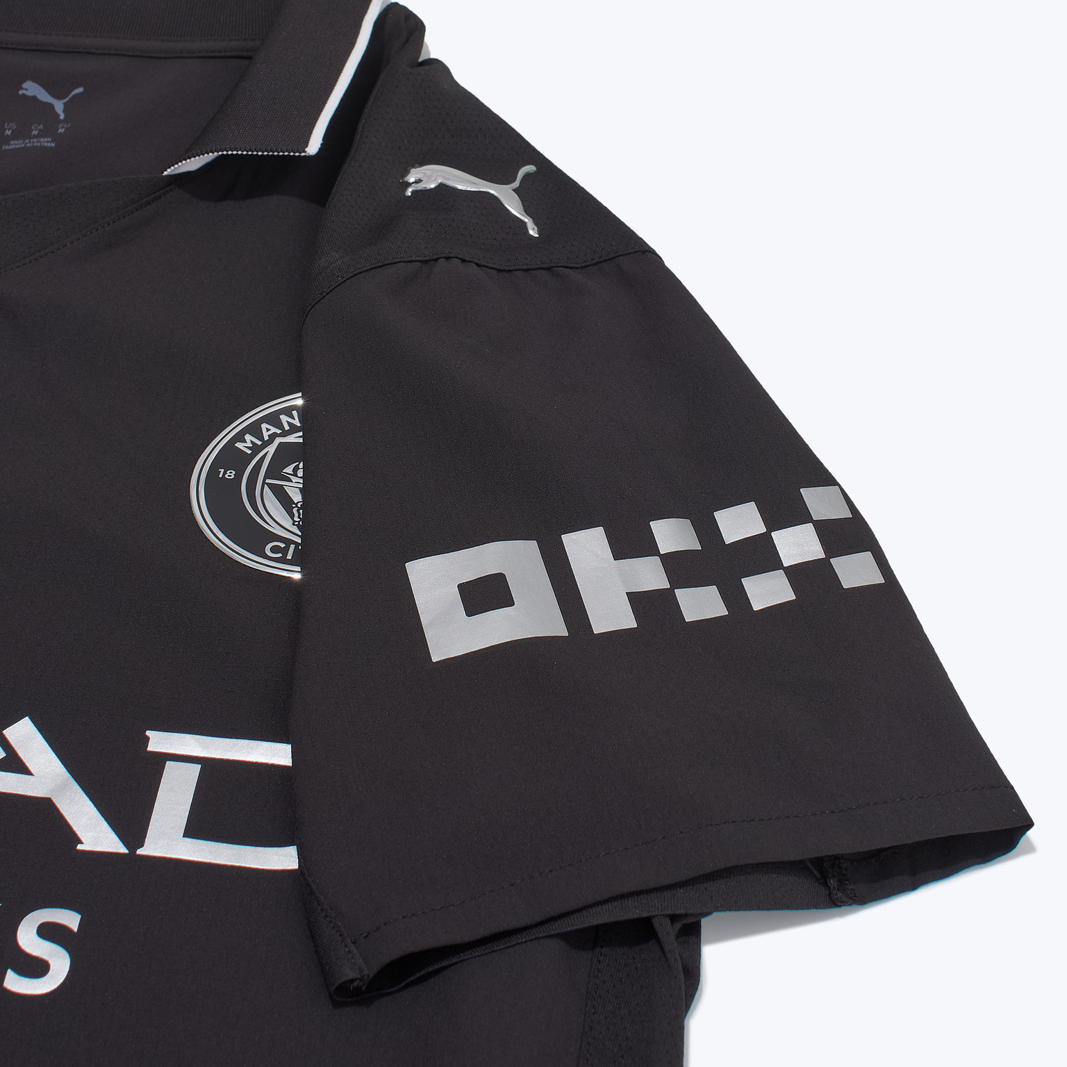 Оригинальная выездная футболка Puma Manchester City сезон 2025/26