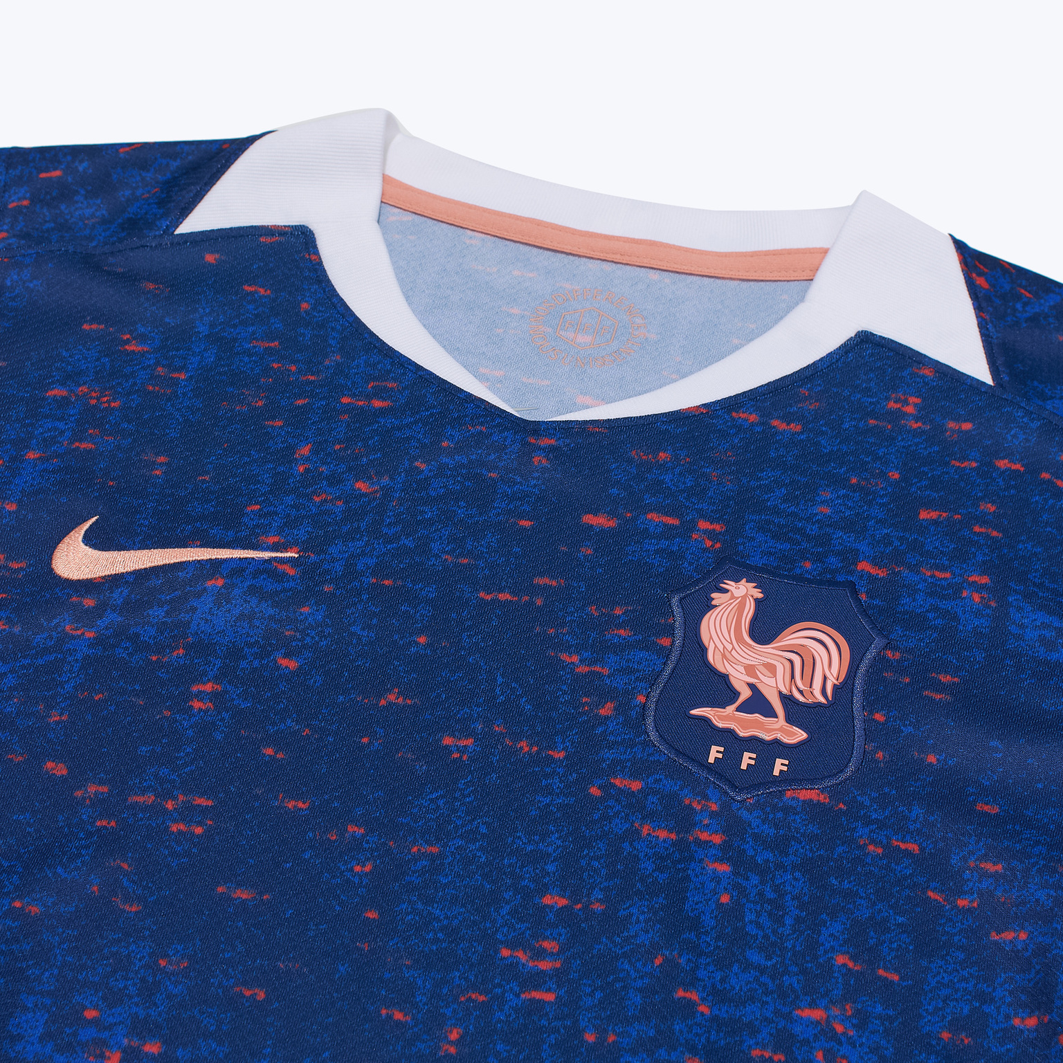 Подростковая домашняя игровая футболка Nike сборной Франции сезон 2025/26