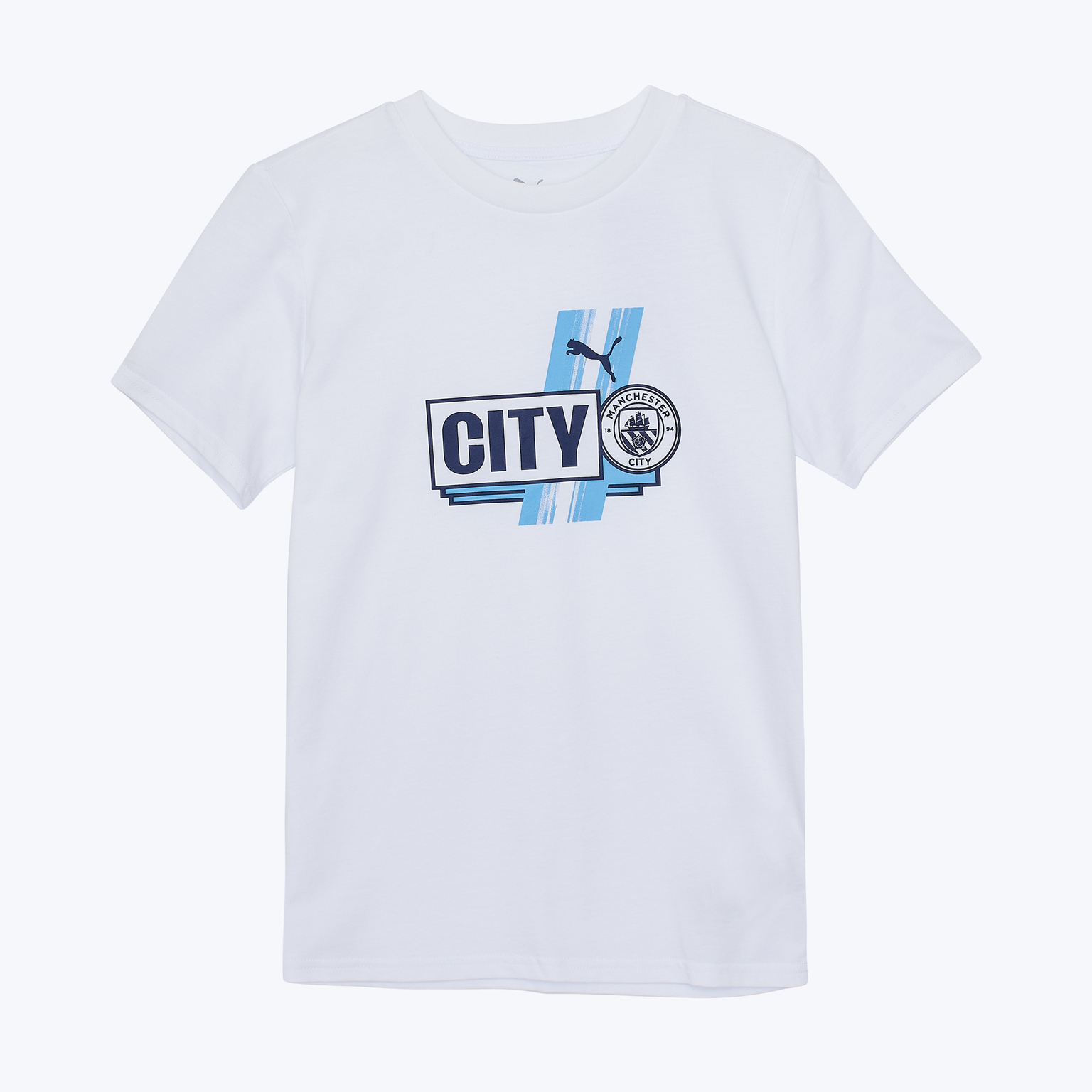 Футболка подростковая хлопковая Puma Manchester City 78267422