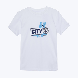 Футболка подростковая хлопковая Puma Manchester City 78267422