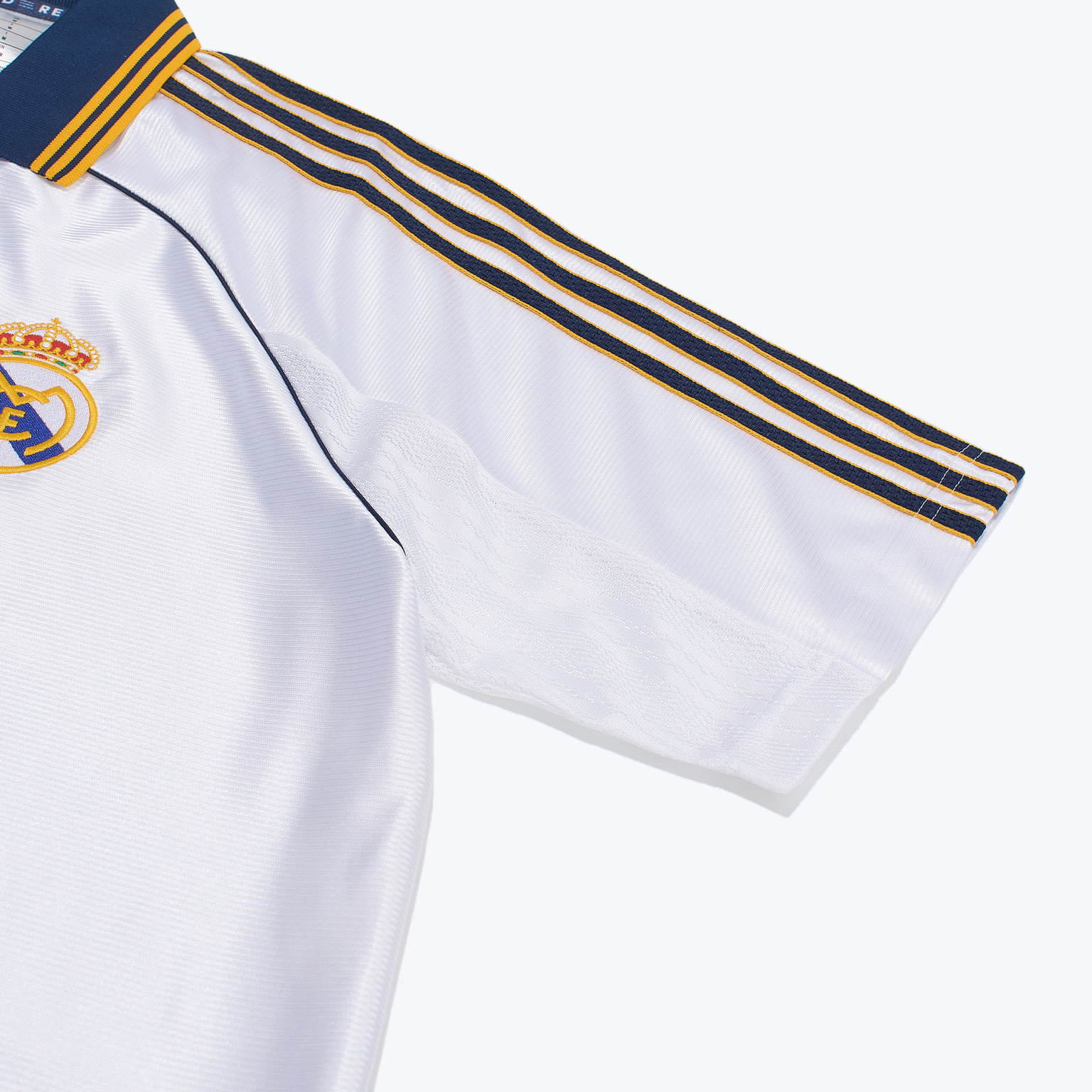 Ретро-футболка игровая домашняя Adidas Real Madrid 1999/00