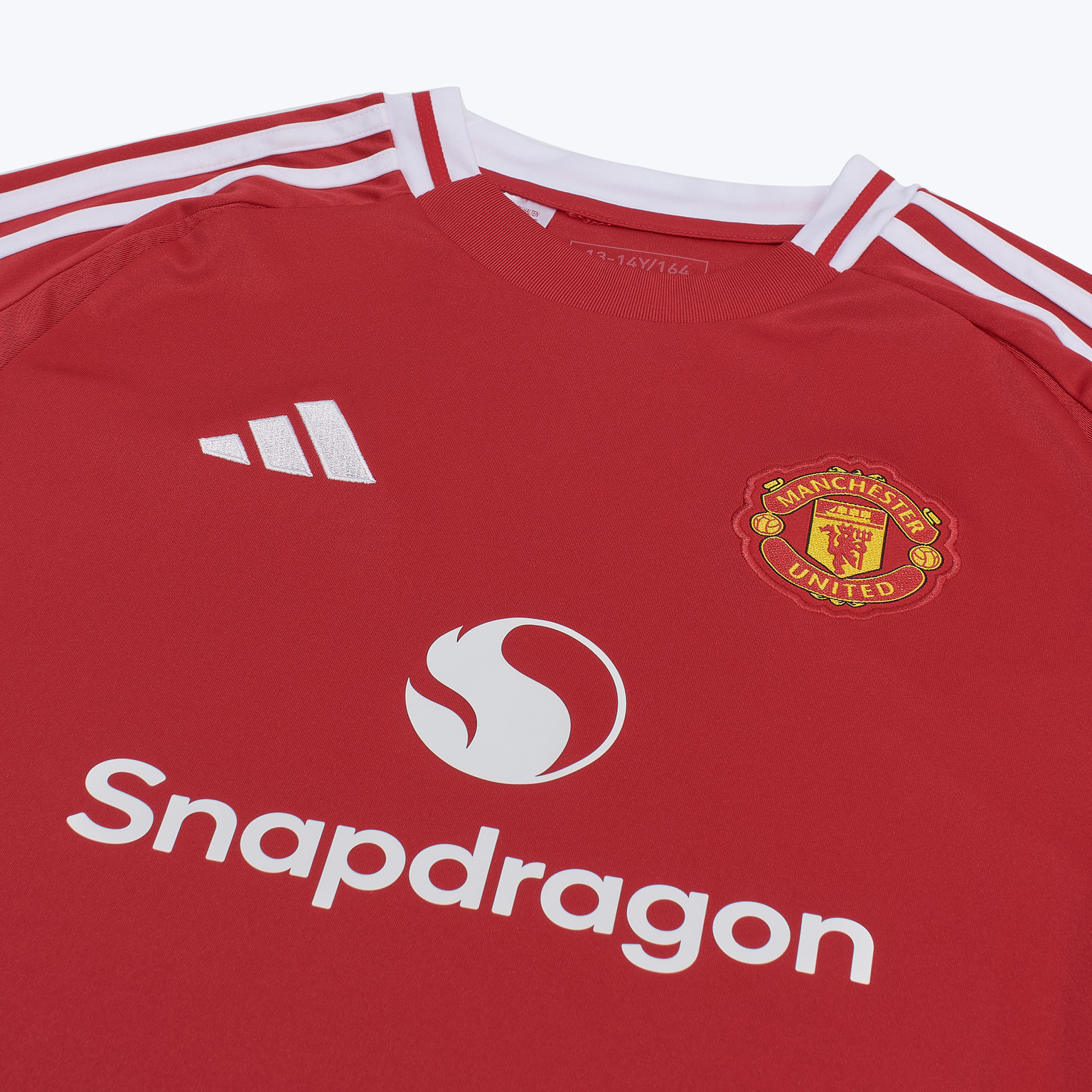 Подростковая домашняя футболка Adidas Manchester United сезон 2024/25