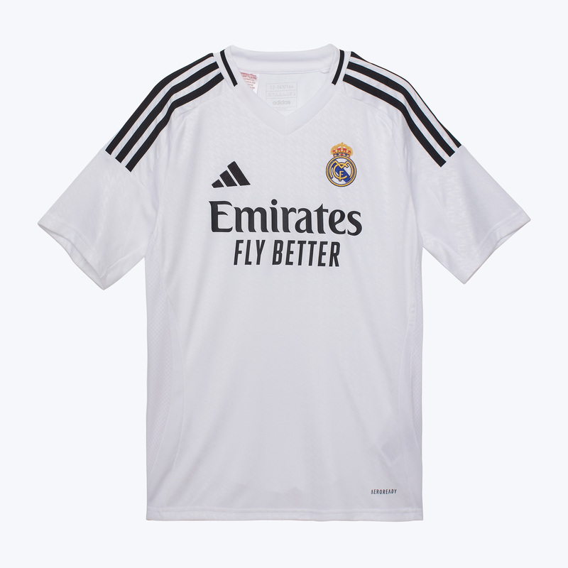Подростковая домашняя футболка Adidas Real Madrid сезон 2024/25