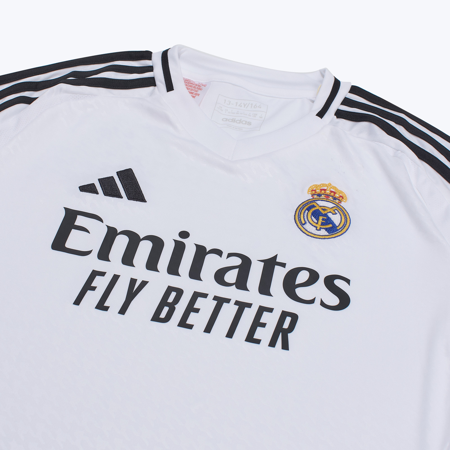 Подростковая домашняя футболка Adidas Real Madrid сезон 2024/25