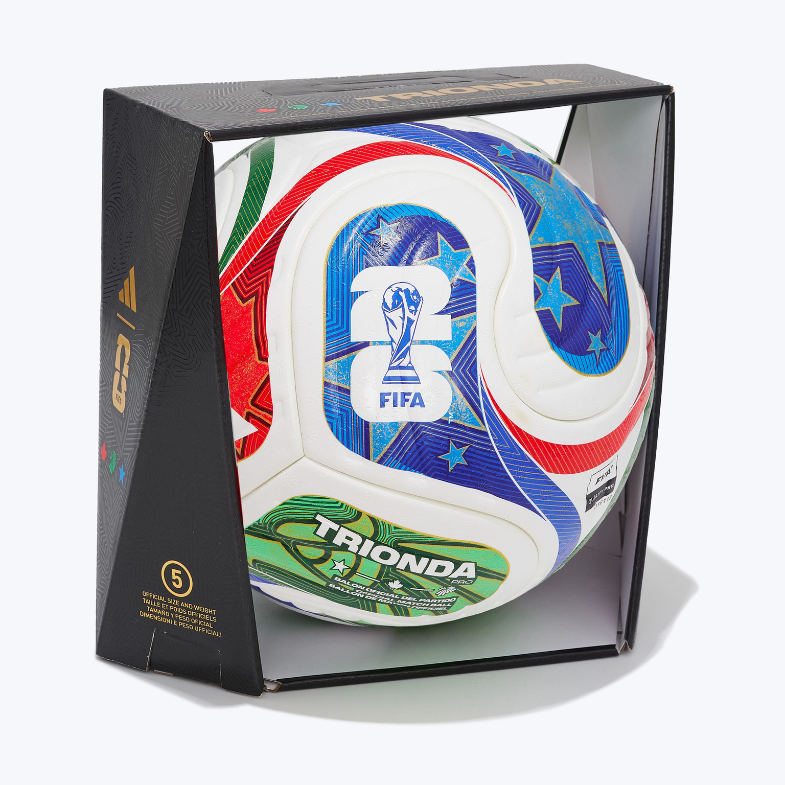 Официальный футбольный мяч Adidas World Cup 2026 Pro JD8021