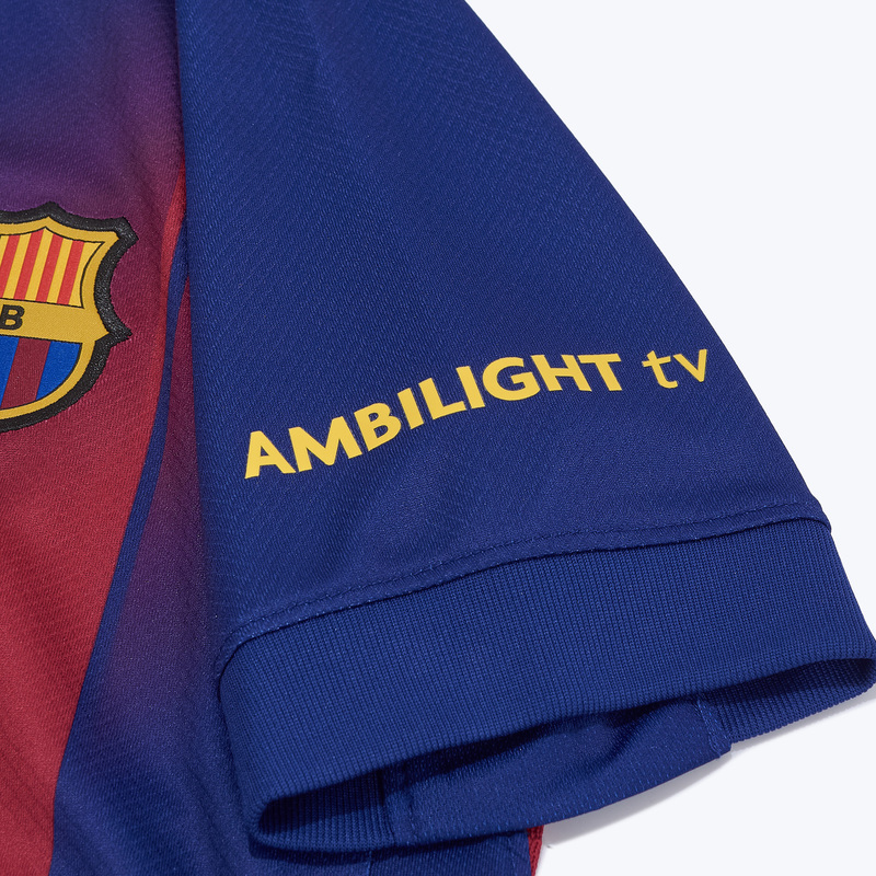 Подростковая домашняя игровая футболка Nike Barcelona сезон 2025/26