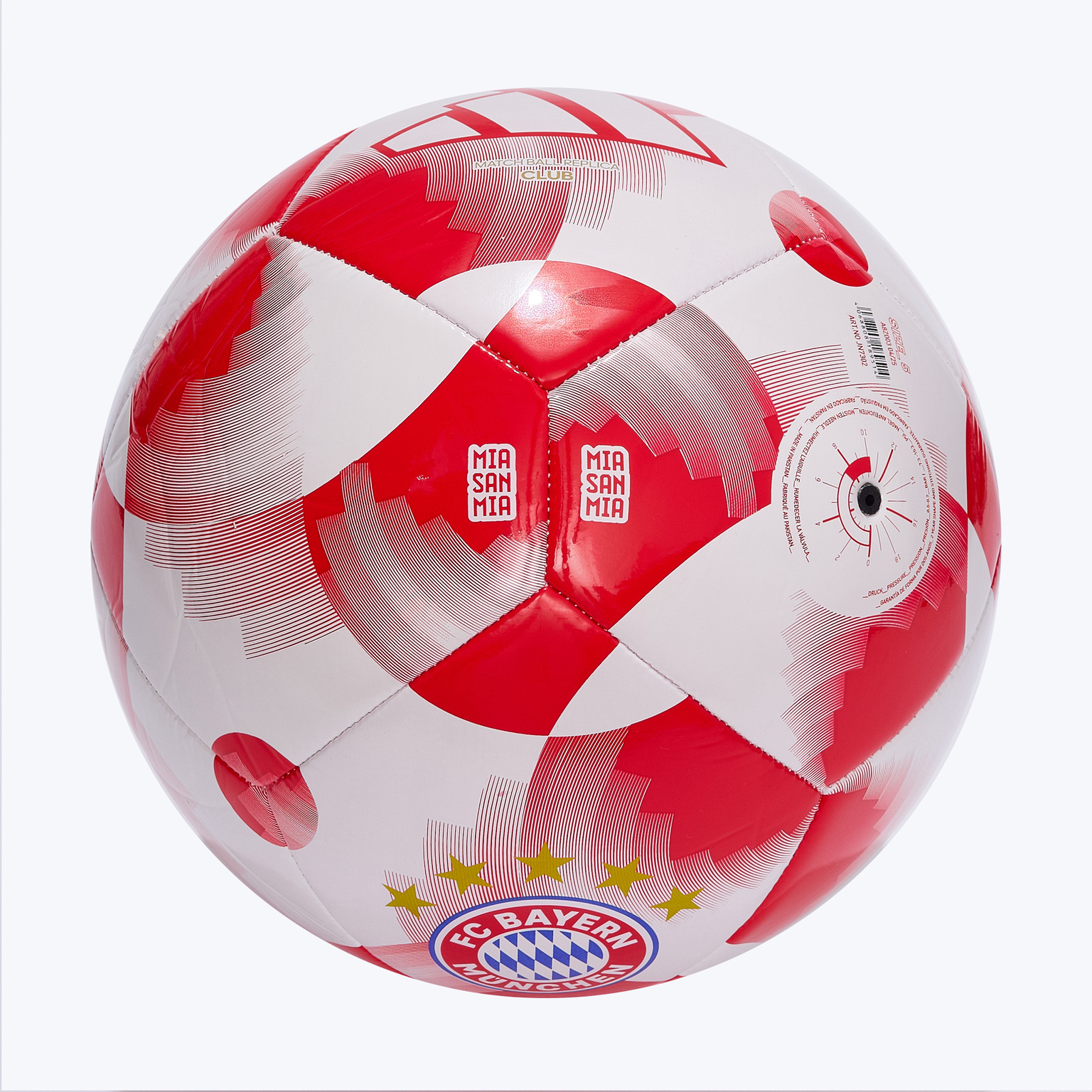 Футбольный мяч Adidas Bayern Club Home JN7302