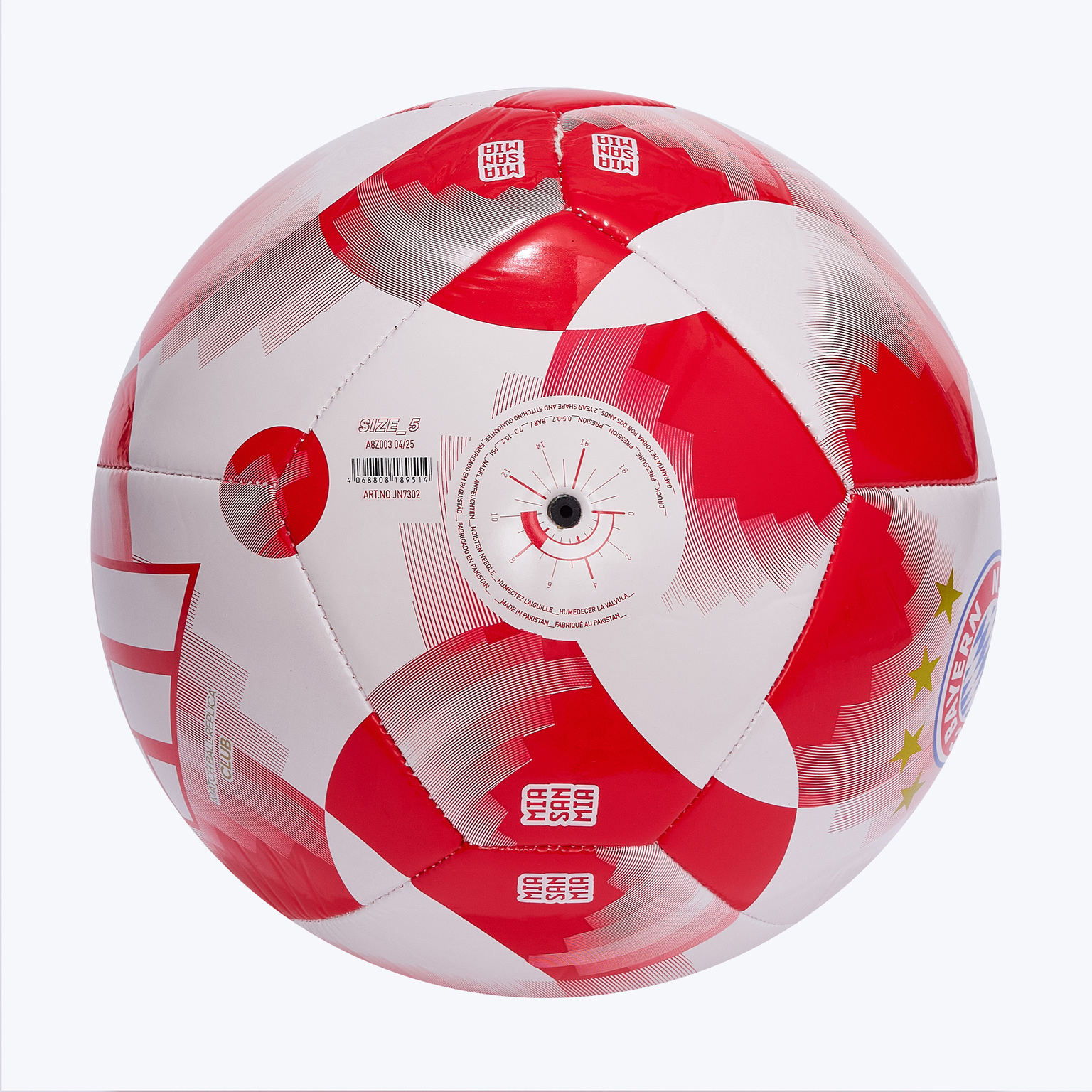 Футбольный мяч Adidas Bayern Club Home JN7302