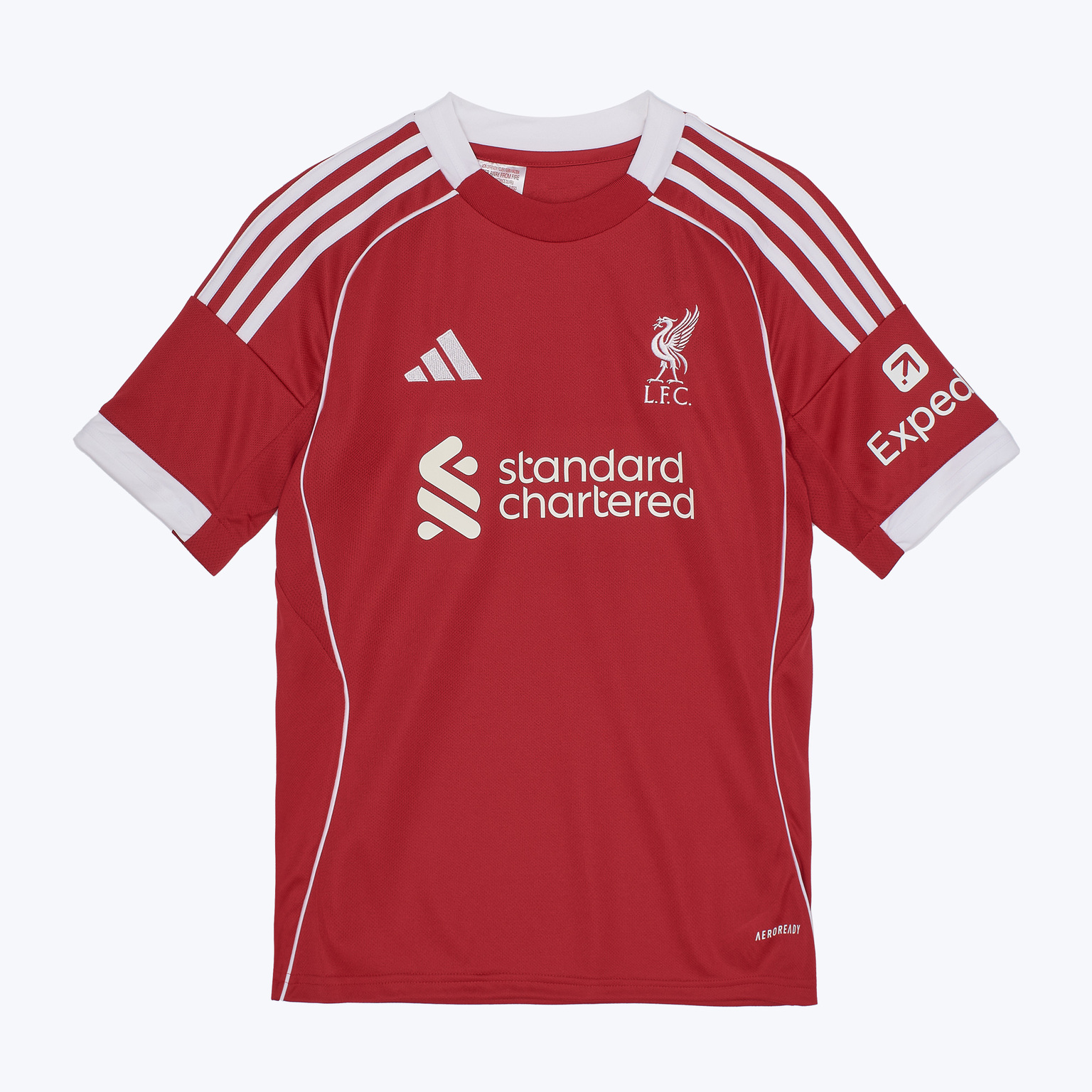 Подростковая домашняя футболка Adidas Liverpool сезон 2025/26