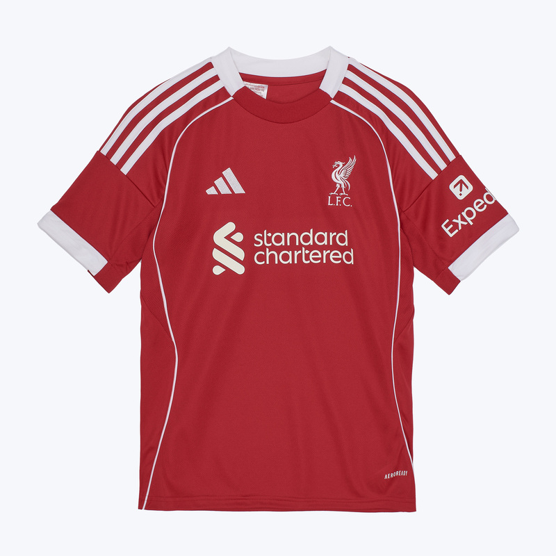 Подростковая домашняя футболка Adidas Liverpool сезон 2025/26