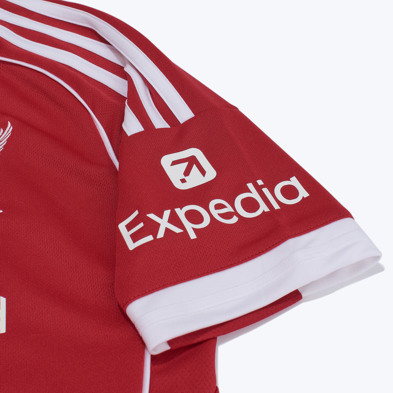 Подростковая домашняя футболка Adidas Liverpool сезон 2025/26