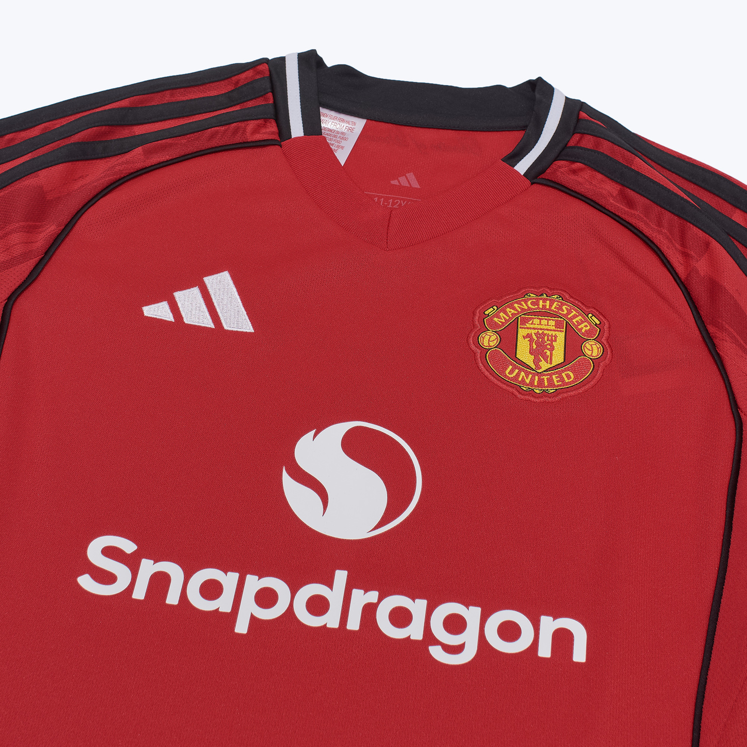 Подростковая домашняя футболка Adidas Manchester United сезон 2025/26