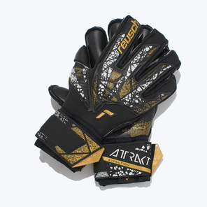 Перчатки вратарские Reusch Attrakt Gold x Evolution Cut Finger Support 5470950-7740