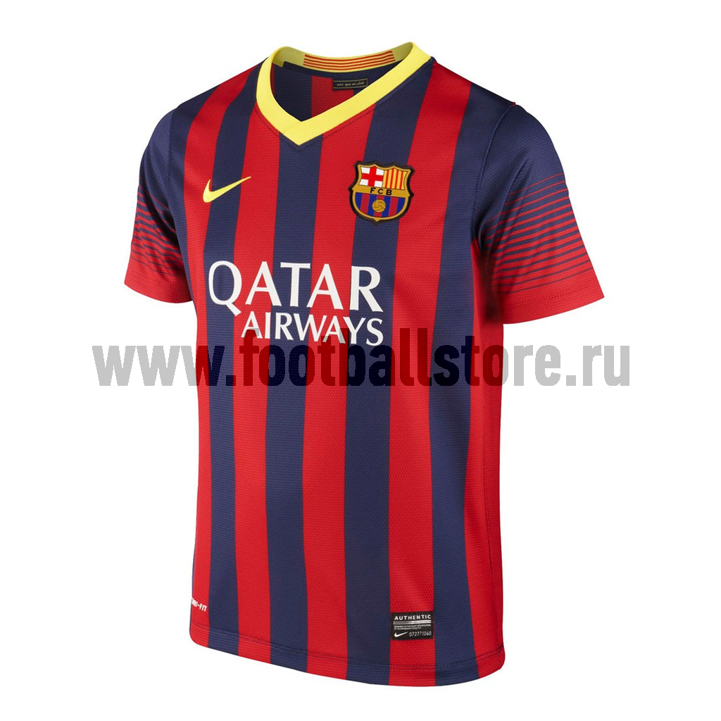 Футболка игровая Nike FCB Boys SS Home Repl JSY 532808-413