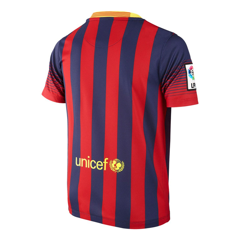 Футболка игровая Nike FCB Boys SS Home Repl JSY 532808-413