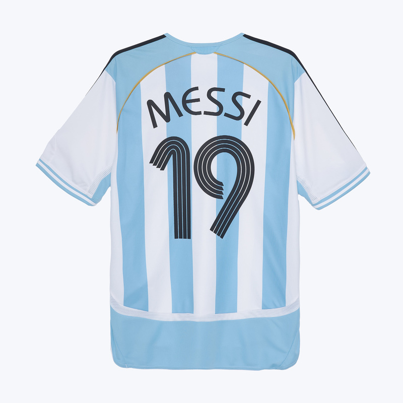 Футболка игровая домашняя Adidas сборной Аргентины 2006 Messi