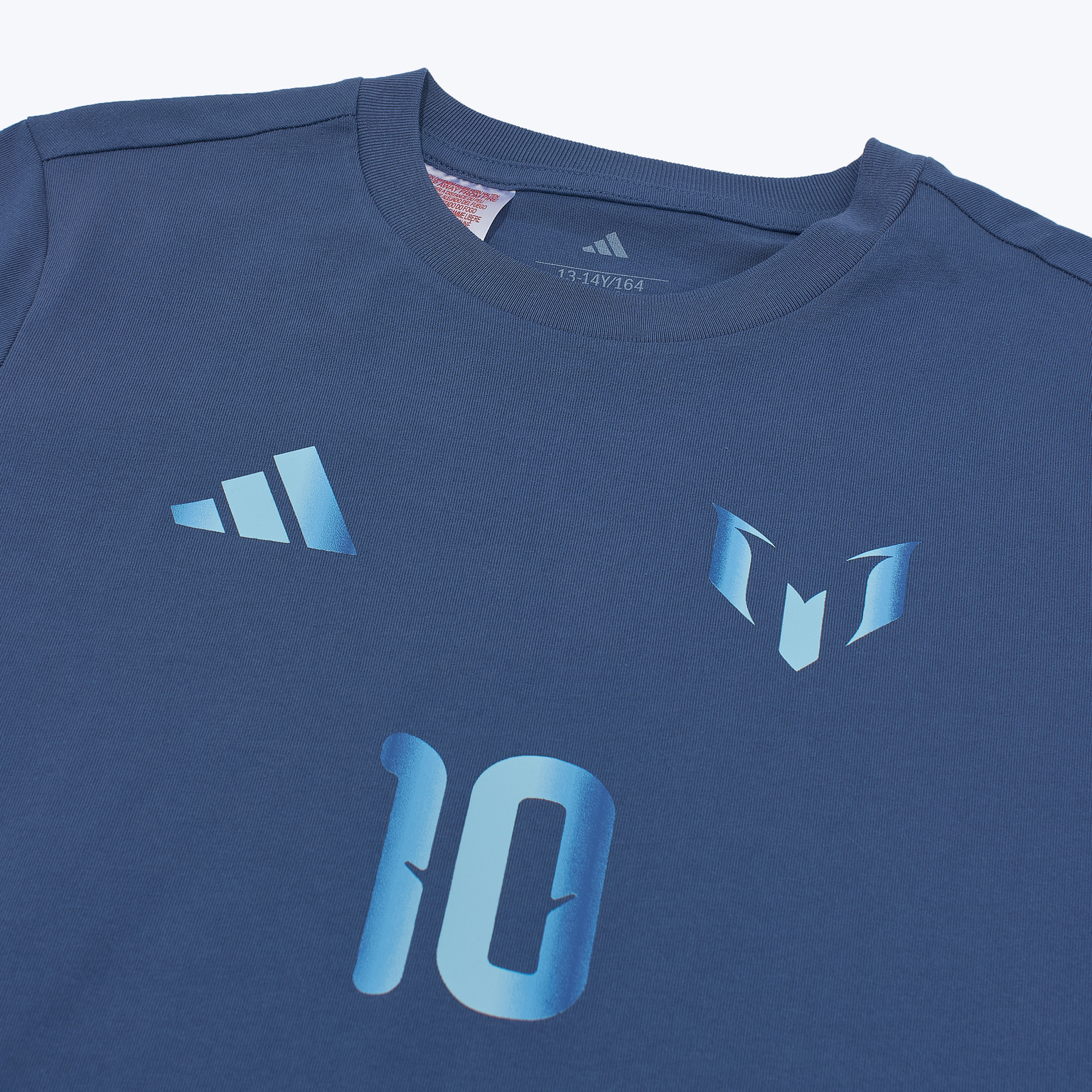 Футболка подростковая хлопковая Adidas Messi Graphic Tee KB9484