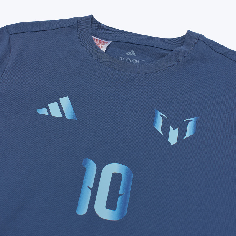 Футболка подростковая хлопковая Adidas Messi Graphic Tee KB9484