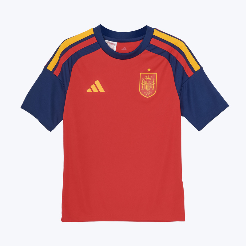 Подростковая домашняя игровая футболка Adidas Fan сборной Испании JZ5755