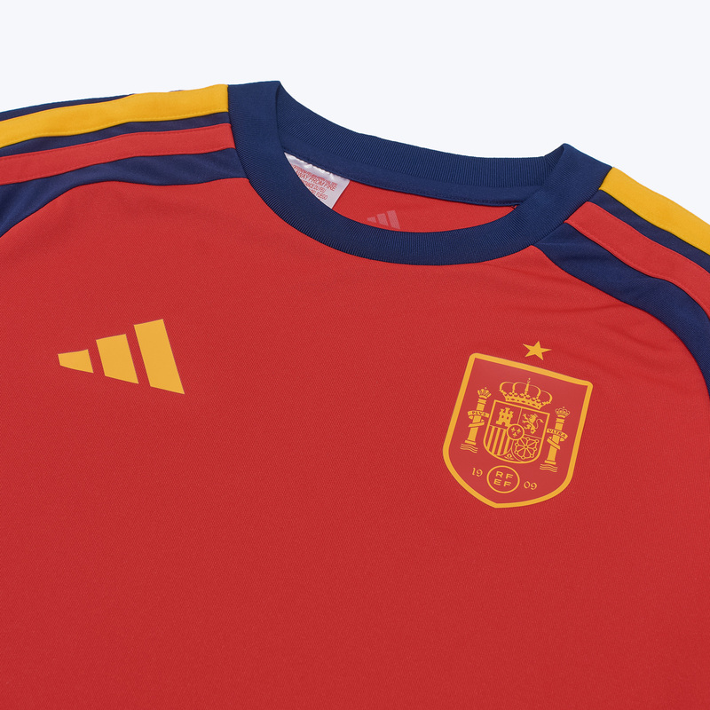 Подростковая домашняя игровая футболка Adidas Fan сборной Испании JZ5755