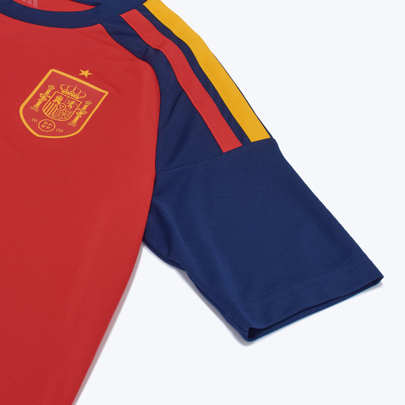 Подростковая домашняя игровая футболка Adidas Fan сборной Испании JZ5755