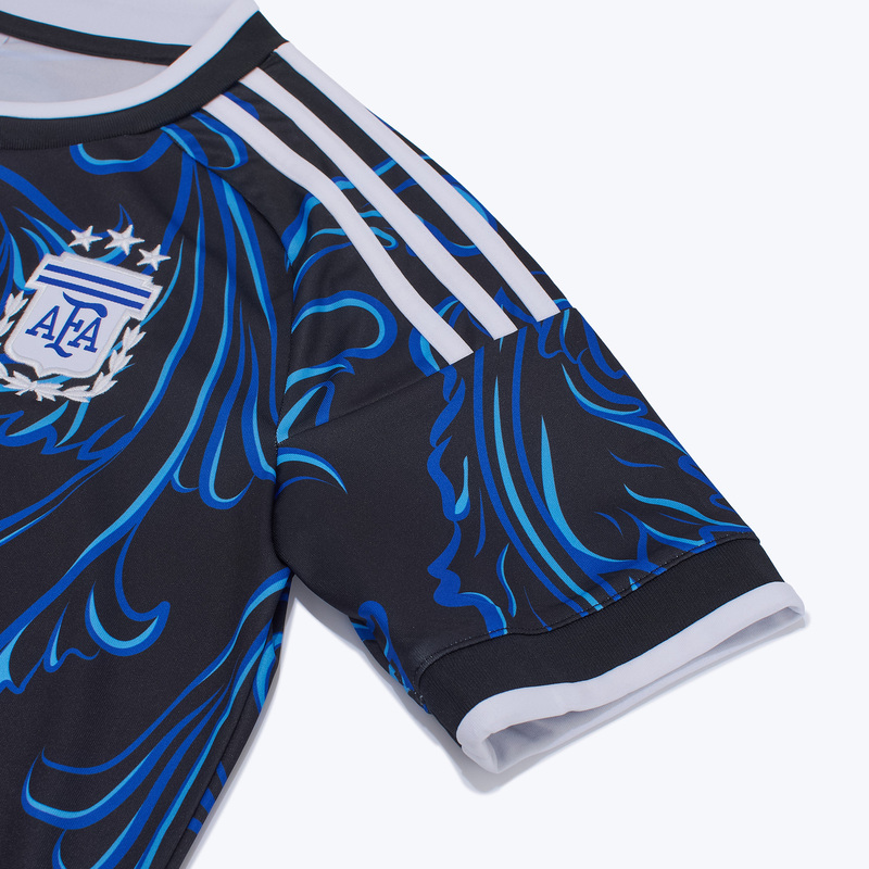 Подростковая выездная игровая футболка Adidas Originals сборной Аргентины KB0626