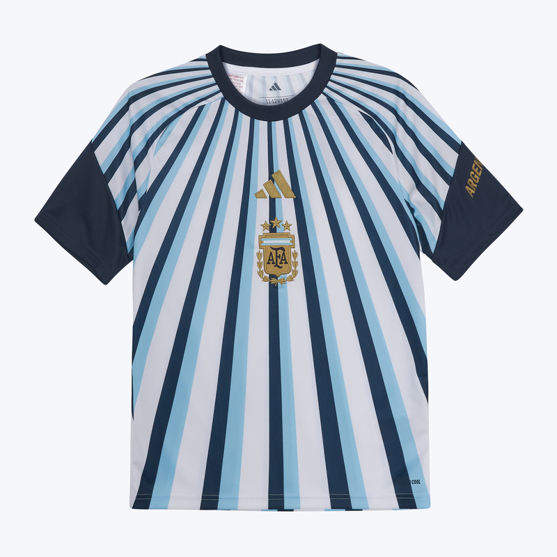 Подростковая предыгровая футболка Adidas сборной Аргентины JY9538