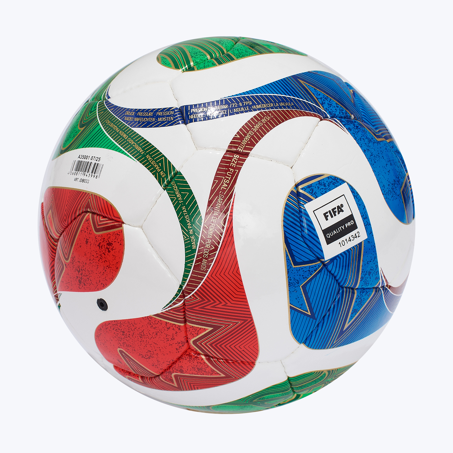 Футзальный мяч Adidas World Cup 2026 Pro Sala JD8033