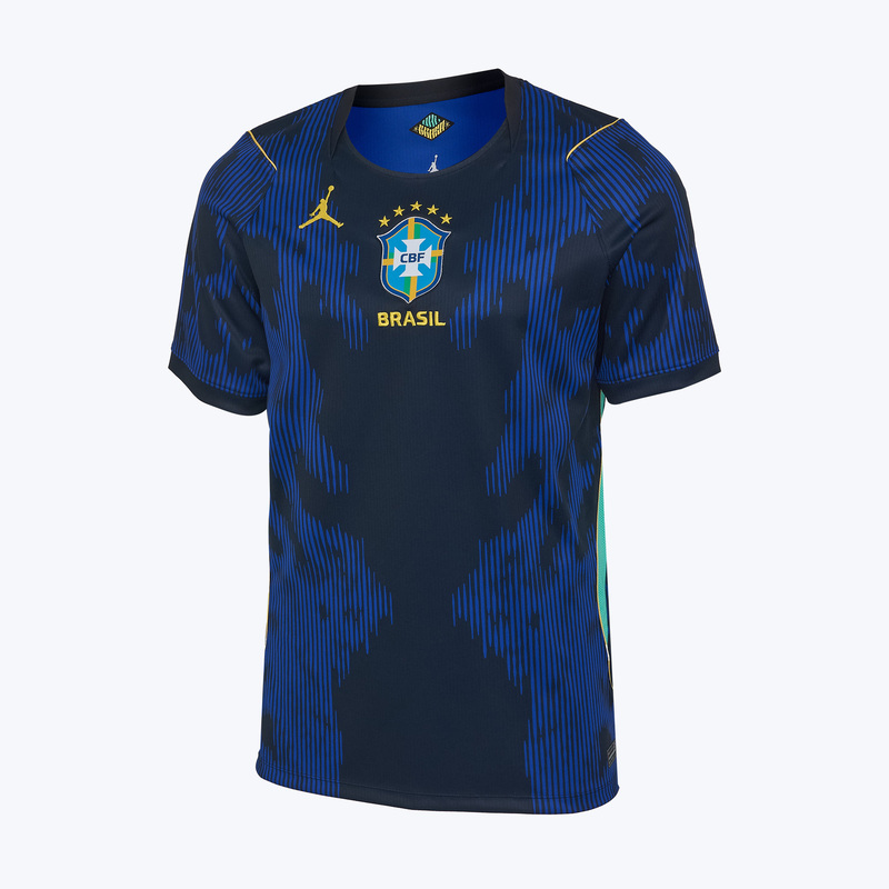 Футболка игровая выездная Nike Jordan сборной Бразилии IU1072-417