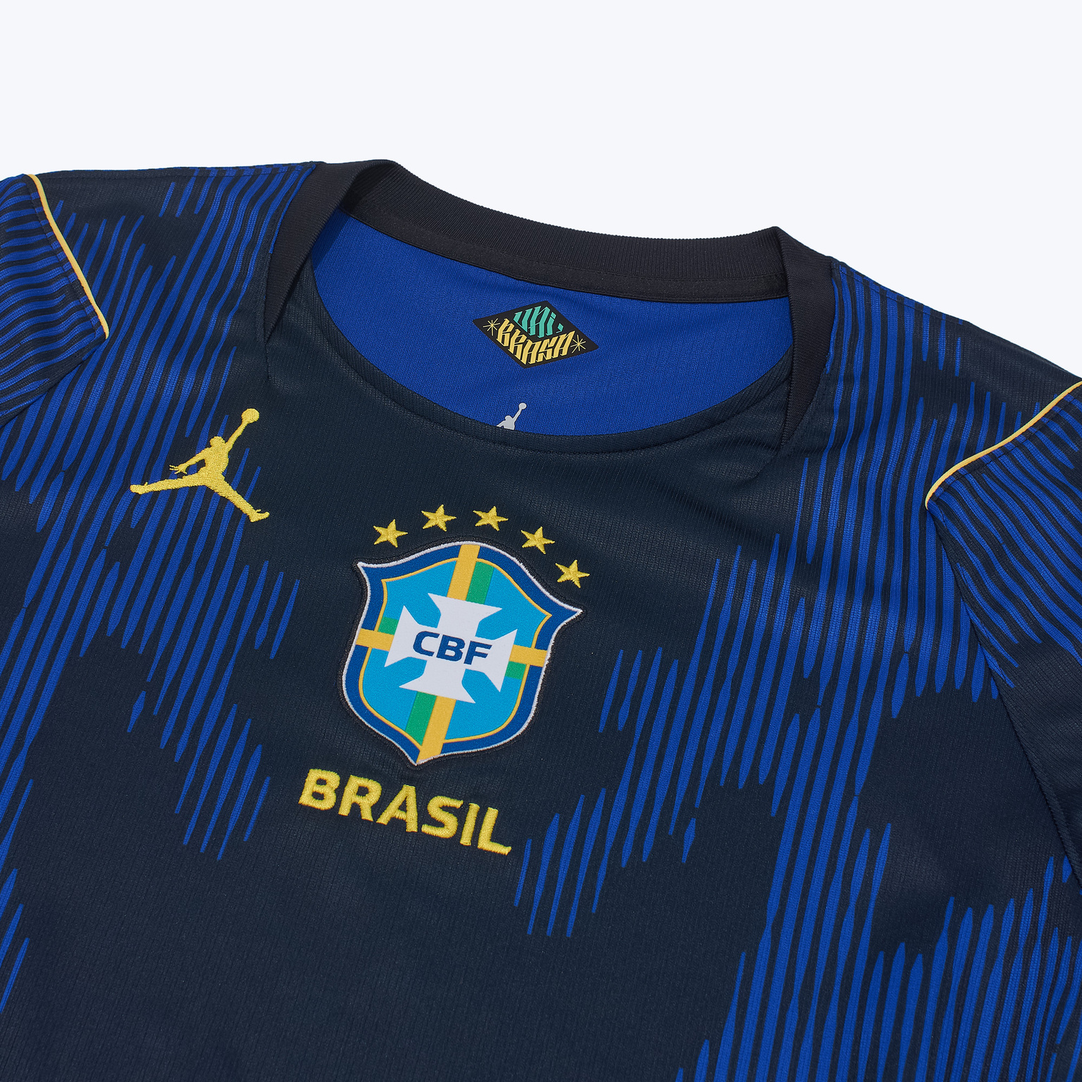 Футболка игровая выездная Nike Jordan сборной Бразилии IU1072-417