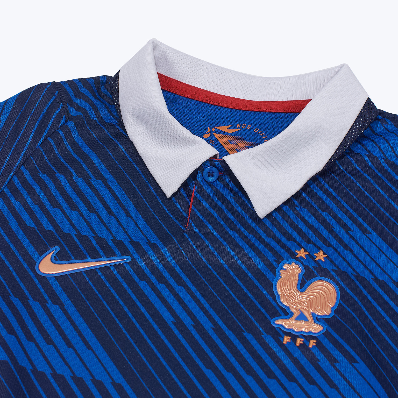 Подростковая домашняя игровая футболка Nike сборной Франции IB5129-480