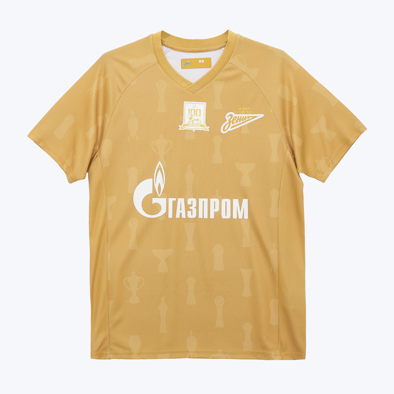 Футболка игровая золотая Kelme ФК «Зенит»