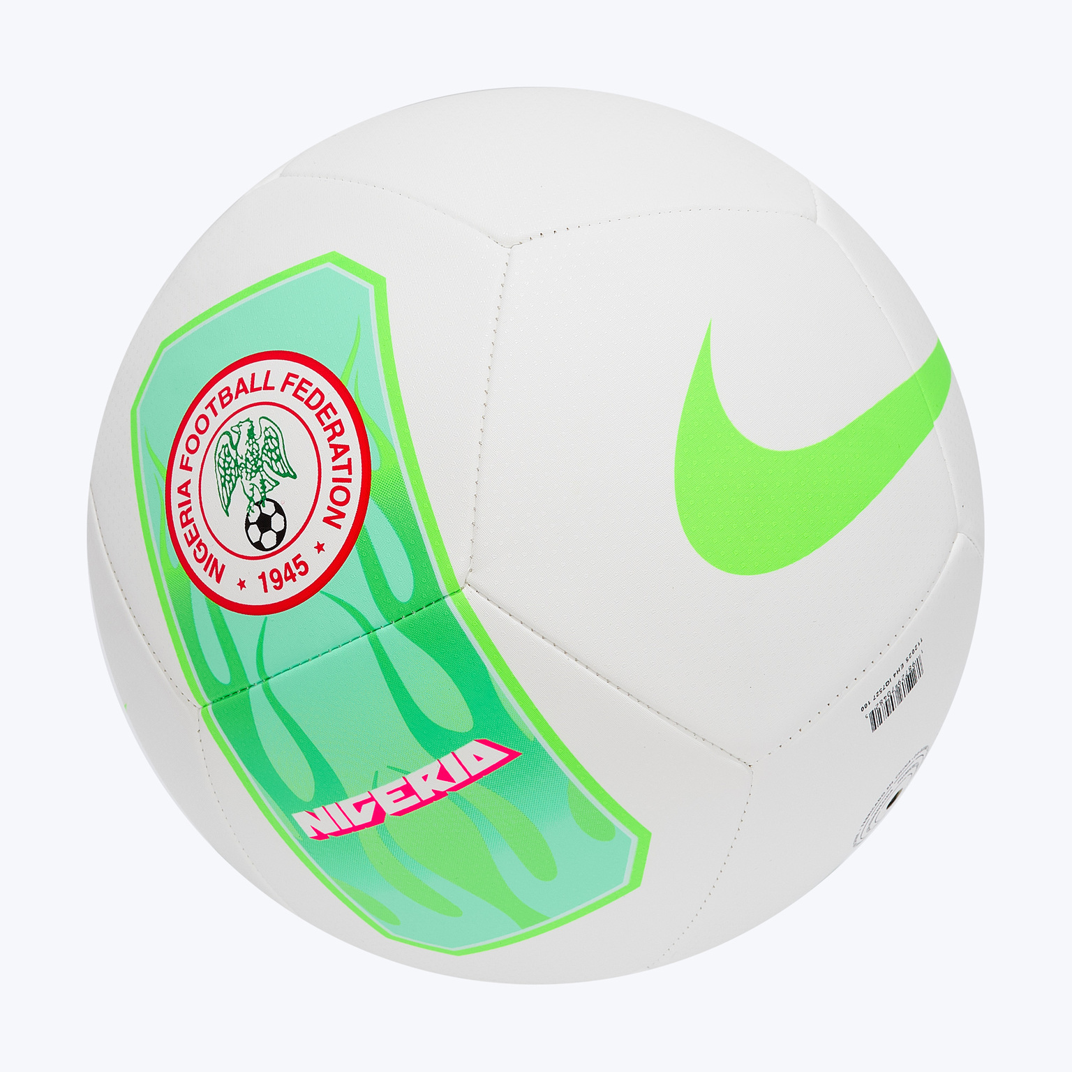 Футбольный мяч Nike Pitch сборной Нигерии IQ7527-100