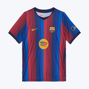 Подростковая домашняя игровая футболка Nike Barcelona сезон 2026/27
