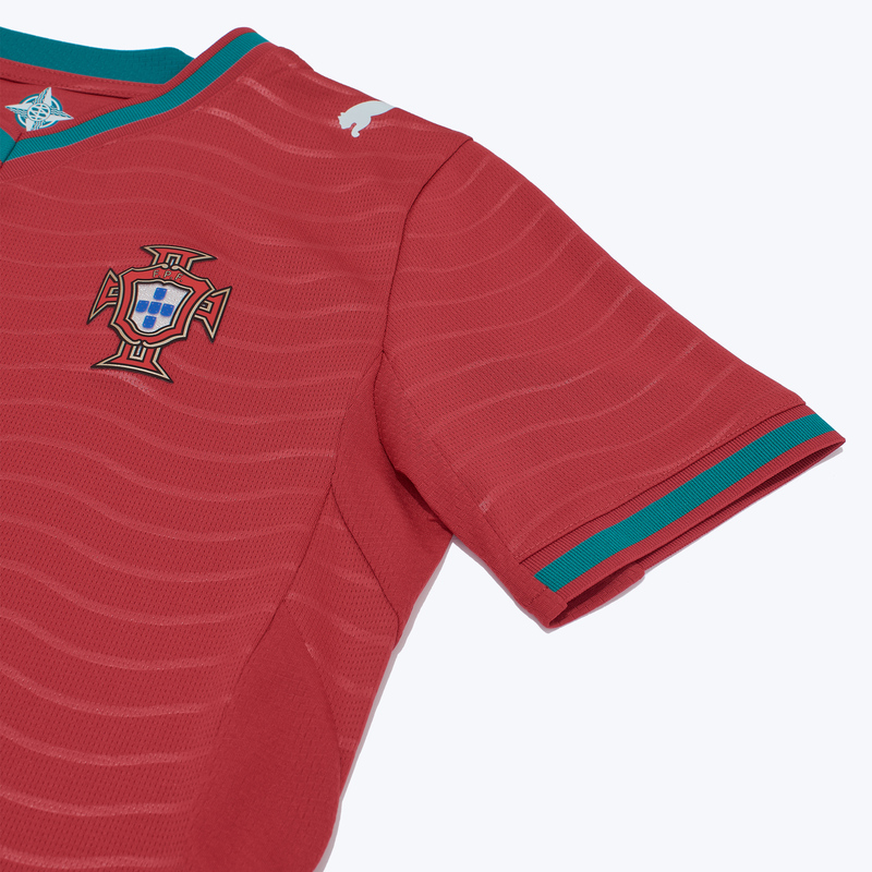 Подростковая домашняя игровая футболка Puma сборной Португалии сезон 2025/26