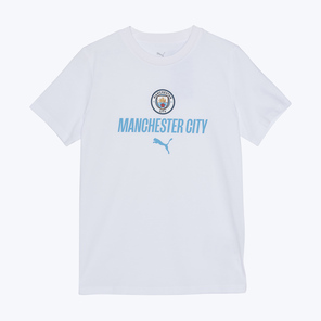 Футболка подростковая хлопковая Puma Manchester City Ftblculture 78628338