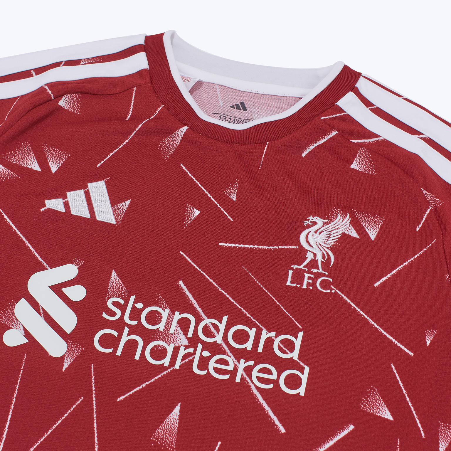 Подростковая домашняя игровая футболка Adidas Liverpool сезон 2026/27
