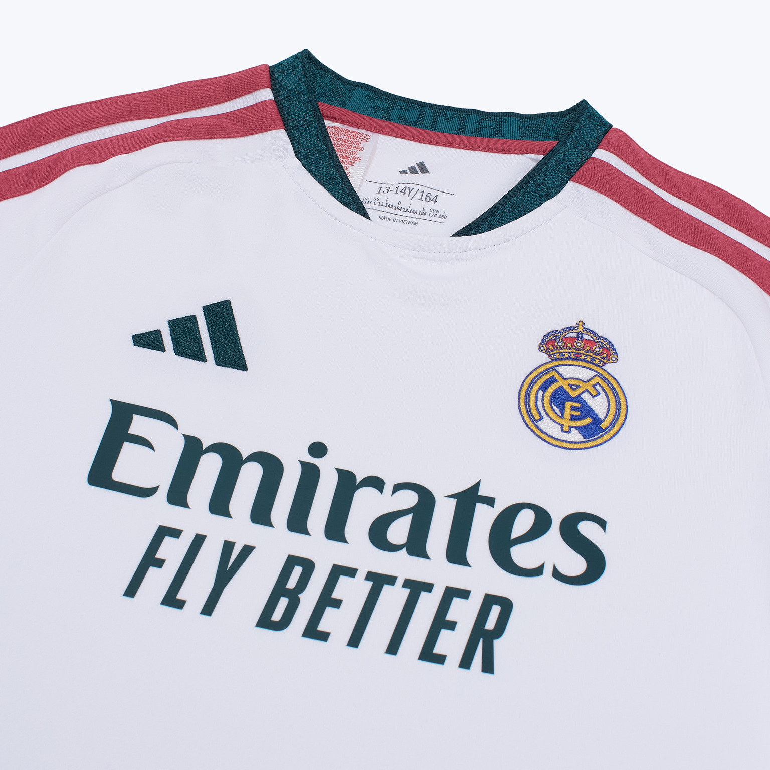 Подростковая домашняя игровая футболка Adidas Real Madrid сезон 2026/27