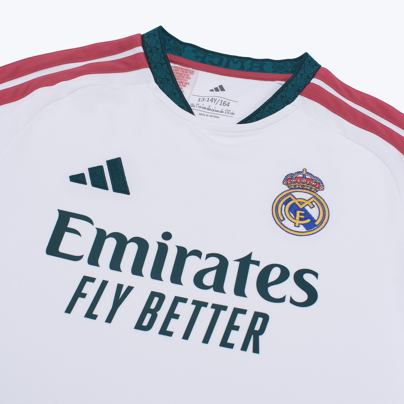 Подростковая домашняя игровая футболка Adidas Real Madrid сезон 2026/27