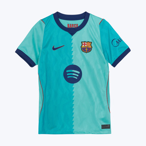 Подростковая резервная игровая футболка Nike Barcelona сезон 2026/27