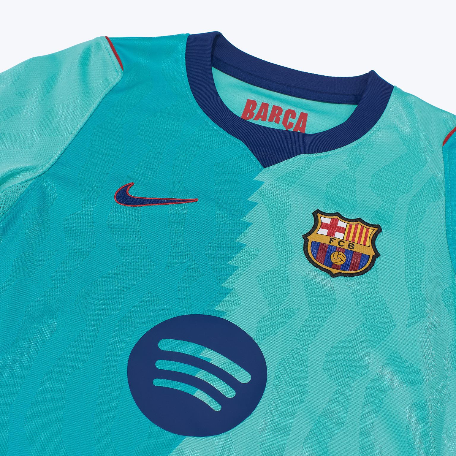 Подростковая резервная игровая футболка Nike Barcelona сезон 2026/27