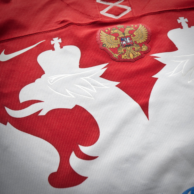 Свитер хоккейный Nike IIHF TWILL JSY 1.3 Russia 624572-100