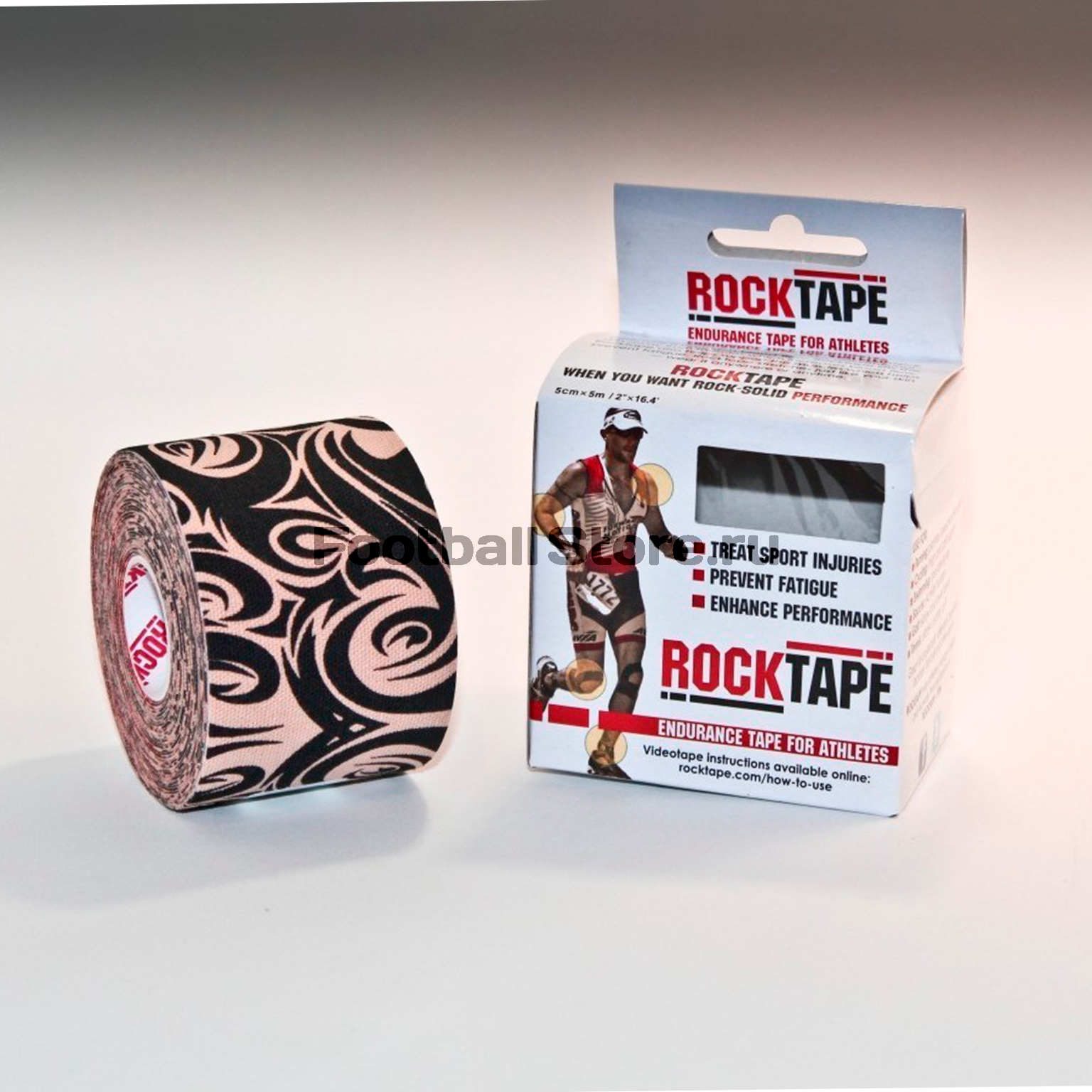 Тейп Кинезио Rocktape, design, тату 5см х 5м – купить в интернет магазинеfootballstore, цена, фото