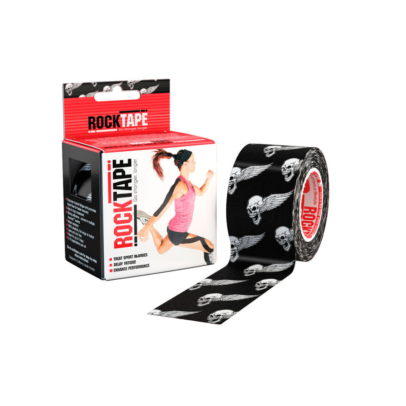 Тейп Кинезио Rocktape, design, череп 5см х 5м